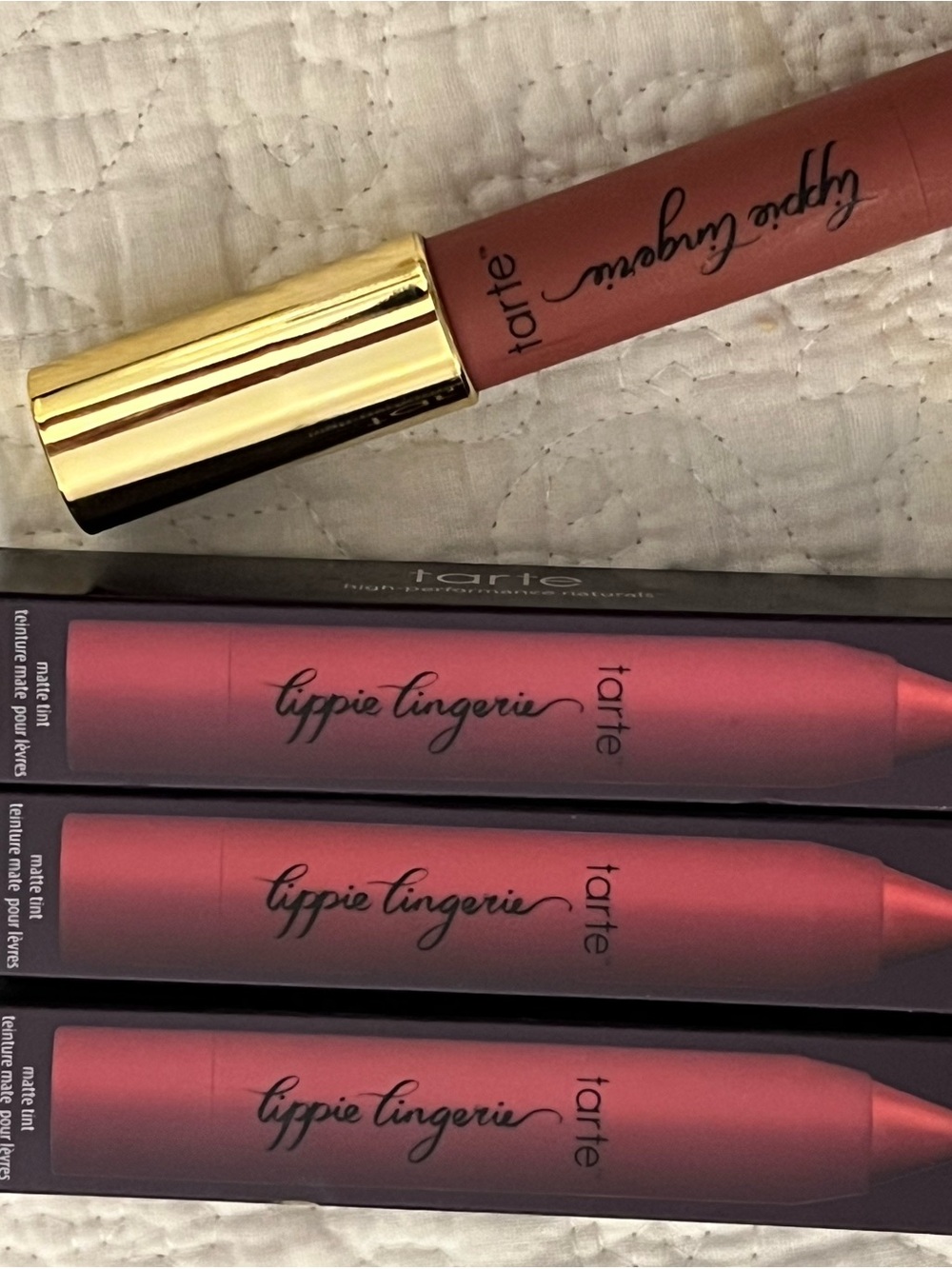 tarte Lippie Lingerie Matte Lipstick - Dusty Pink